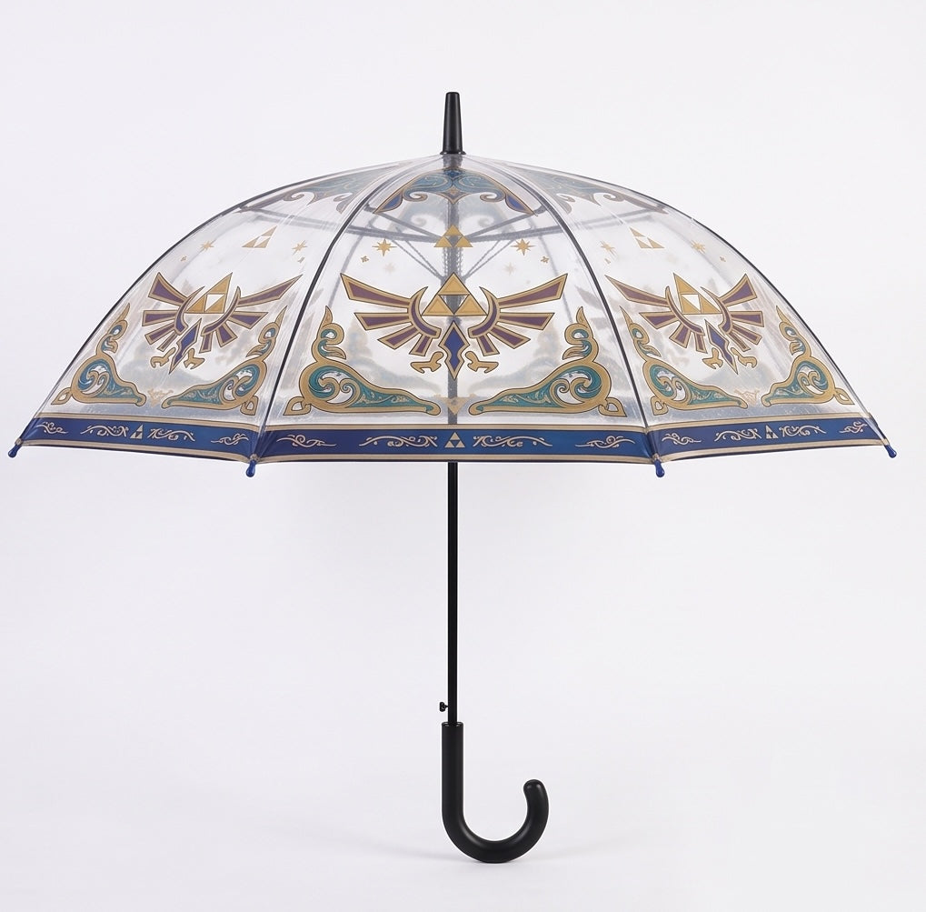 OcaRain clear umbrella open, side view